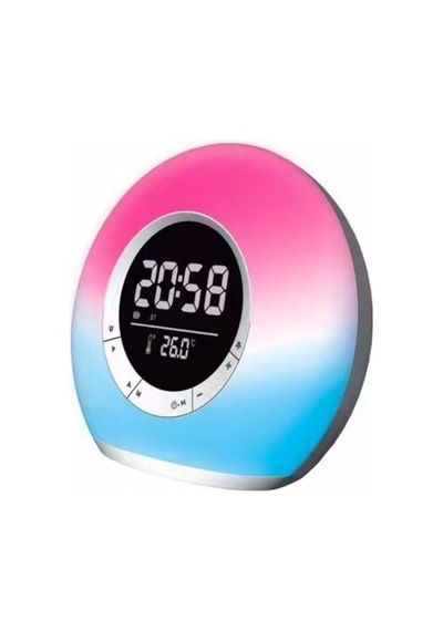 Çeşithane P11 Akıllı Hoparlörlü Saat - Rgb Renkli Atmosfer Işıklı, Led Ekranlı Alarm Saat, Fm Radyol