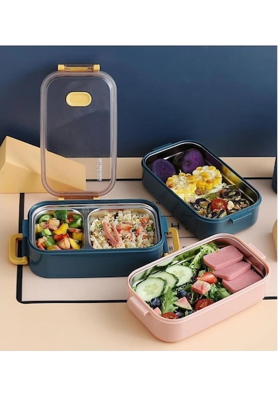 Vagon Çelik Lunch Box 1400 ML Yeşil