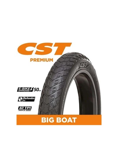 Cst Dış Lastik 20x4.0 Bıgboat Siyah 1.5mm Zırhlı