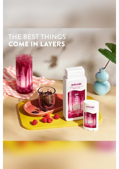 Native Boba Cafe Berry Blossom Tea Duş Jeli 532ml Diğer