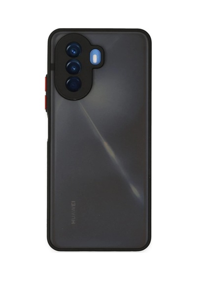 Huawei Nova Y70 Kılıf Montreal Silikon Kapak - Siyah 0.2M-Çok Renkli