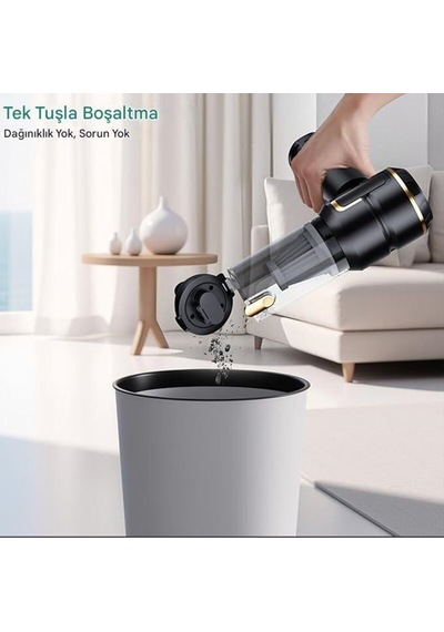 Yeni Nesil Profesyonel Tip 20.000pa 9 İn 1 Güçlü Oto Süpürge Vakumlu Üflemeli 3 Filtre