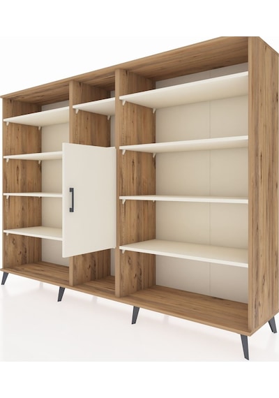 Hyperion Dolap 12 Raflı Tek Kapaklı 220x44x163 Çam-aytaşı Çam-aytaşı Hyperion Dolap 12 Raflı Tek Kapaklı 220x44x163 Çam-aytaşı Çam-aytaşı