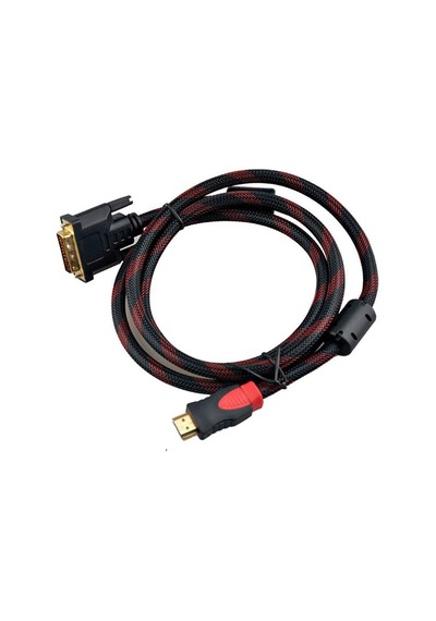 Hdmi To Dvi 24+1 Çevirici Dönüştürücü Monitör Kablosu 1.5 Metre Dual Link Dvı-d 24+1 Konnektörlü Hasır