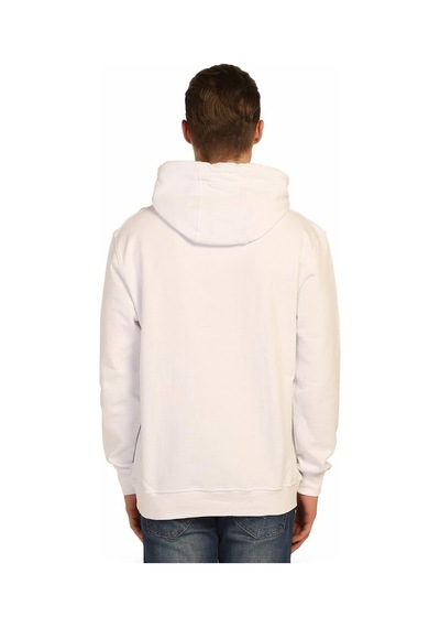 Bant Giyim - Alien Cosmos Beyaz Kapşonlu Erkek Sweatshirt Hoodie