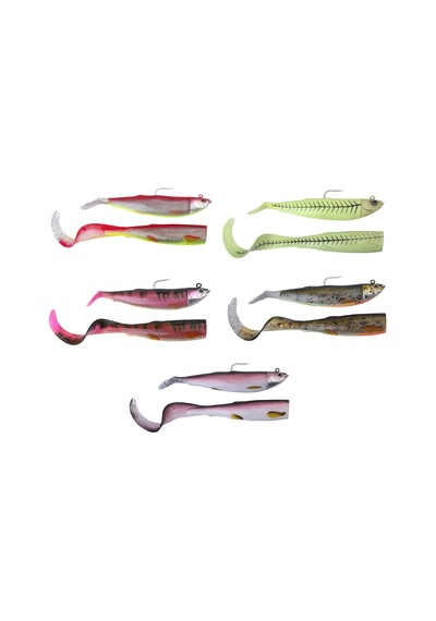 Savage Gear Cutbait Herring Kit 20cm 270g Sahte Balık - 49147-54 Mama Rosa Glow+uv
