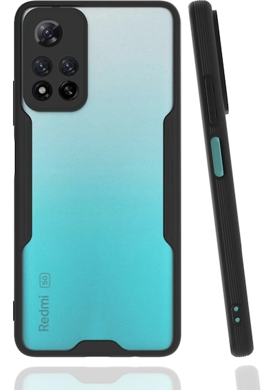 Csmtex 2 Newface Xiaomi Redmi Note 11 Pro Plus 5g Kılıf Platin Silikon - Siyah