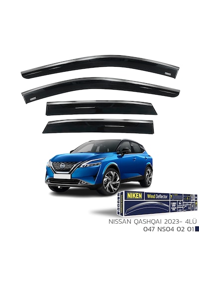 Nissan Qashqai Kromlu Cam Rüzgarlığı Niken 2023 Sonrası
