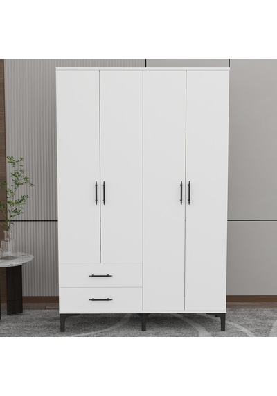 Garaj Home Vera 4 Kapaklı Dolap - Beyaz