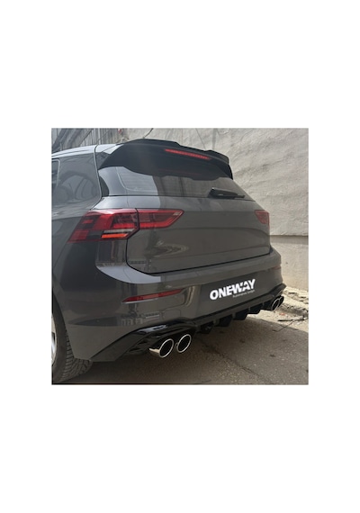 Volkswagen Golf 8.5 Tavan Spoiler Standart Paket Uyumlu Life, Impression, Style Piano Black Abs