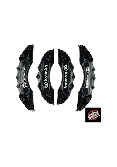 Siyah Brembo Üstü Baskılı Kaliper Kapağı 4'Lü Set