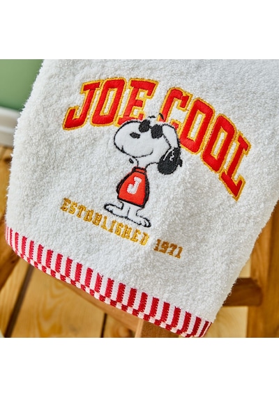 Peanuts By Karaca Home Snoopy Joe Nakışlı 6-8 Yaş Çocuk Bornoz Kırmızı