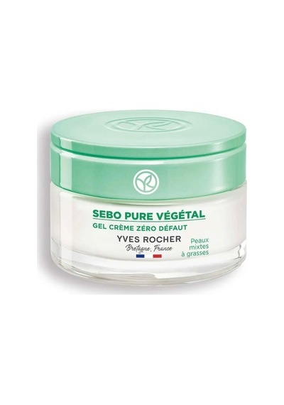 Yves Rocher Karma Ve Yağlı Cilt Dengeleyici Ve Matlaştırıcı Çinko Salislik Asit Jel Krem Sebo Pure Vegetal 50 Ml