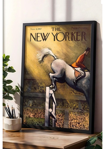 The New Yorker Çerçeveli Tablo November 9 1957