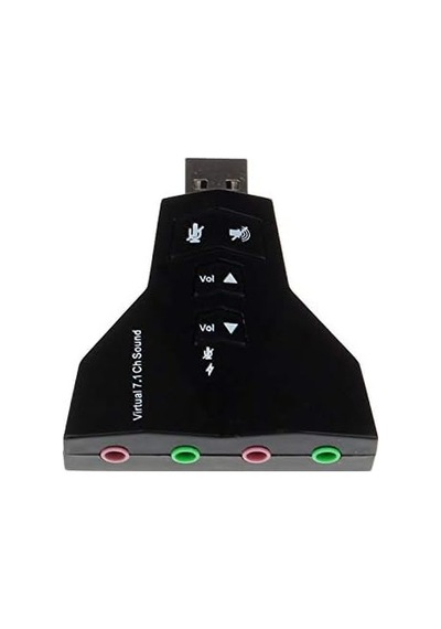 Tr 4931 7.1 7 Kanal Mikrofon Destekli Çift Girişli Çevirici Harici Usb Ses Kartı