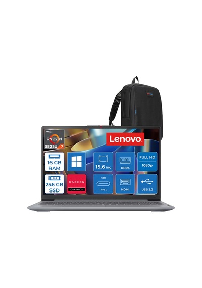 Lenovo IdeaPad Slim 3 15ABR8 882XM00U4TXWH01 R7-5825U 16 GB 256 GB SSD 15.6" W11H Dizüstü Bilgisayar
