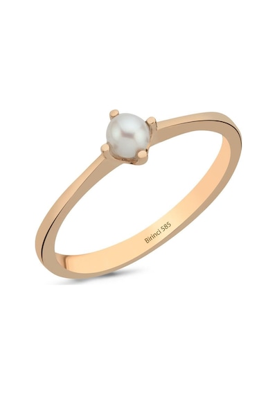 3,5 Mm Doğal İnci Yüzük Vrtz118408s8 Rose