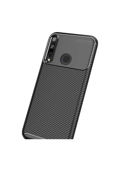 Huawei P40 Lite E Kılıf Zore Negro Silikon Kapak Siyah