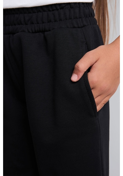 Defacto Jogger Fıt Esnek Belli Cepli Eşofman Altı Kız Çocuk Y1226a626aubk81 Siyah-bk81
