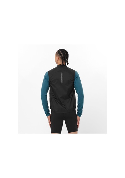 Salomon Sense Aero Vest Erkek Rüzgarlık Black Lc2191400 Siyah