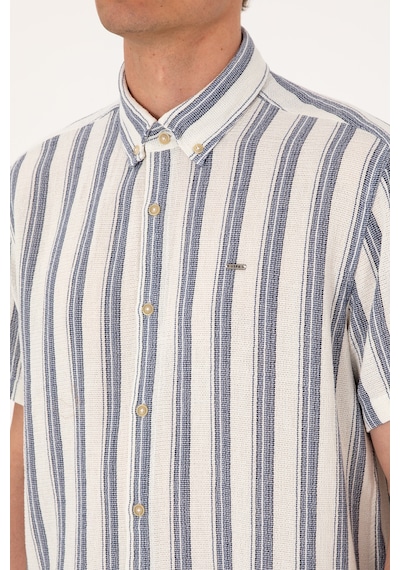 U.s. Polo Assn. Erkek Lacivert Gömlek Kısa Kollu 50299880-vr033 Lacivert