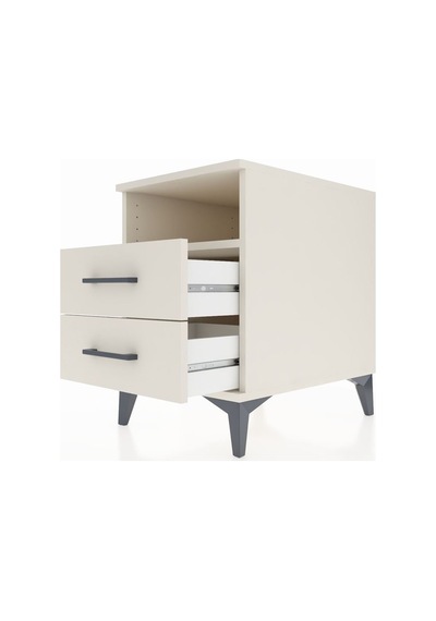 Kronos Komodin Tek Raflı 2 Çekmeceli 44x59x64 Aytaşı-aytaşı Aytaşı