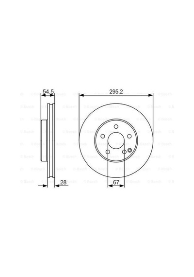Bosch 0986479s07 Fren Diski Ön E-serisi W211 02-08 S211 03-08 2114210812