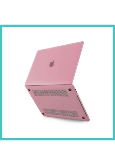 Ny Joy Macbook Pro 13 2020 Macbook Buzlu Kapak - Pembe Nyjoybz