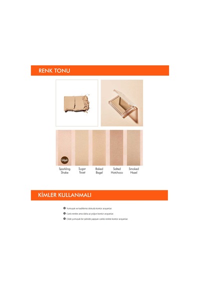 Missha Cotton Contour Yumuşak Dokulu Kolay Uygulanabilen Kontür Baked Bagel