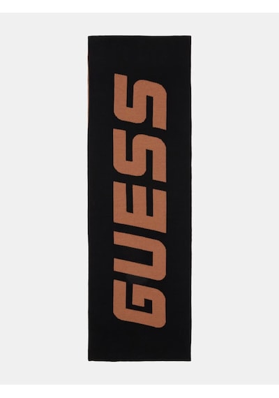 Guess Am9571pol03 Knitted Erkek Atkı Siyah