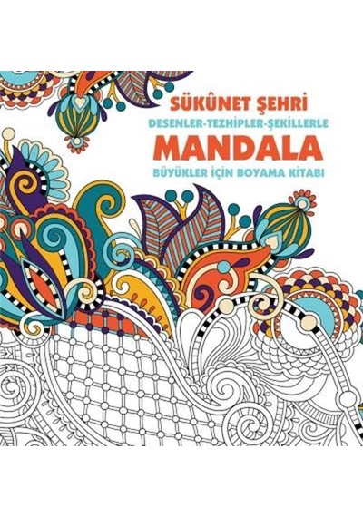 Parıltı Yayınları Sükunet Şehri Yetişkinler için Mandala