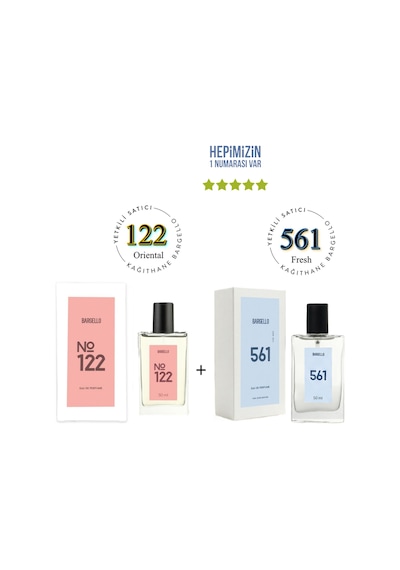 Bargello 122 + 561 Kadın/erkek Parfüm EDP 2 x 50 ML