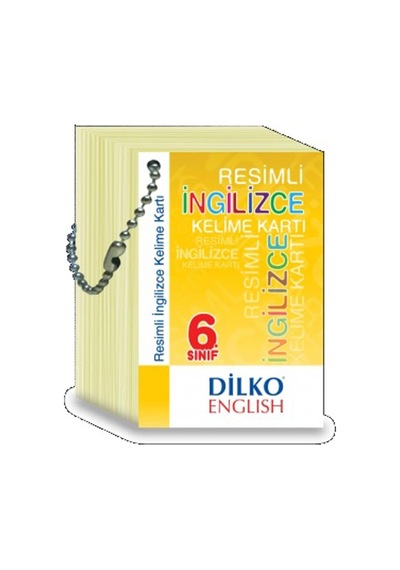6. Sınıf Resimli Ingilizce Kelime Kartı - Dilko Yayınları