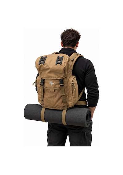Su Geçirmez Outdoor Sırt Çantası - Kamp Çantası - Savage Ventura 35lt - Kum Çok Renkli