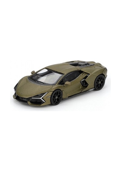 Mini Gt 1/64 Lamborghini Revuelto Verde Gea Matte Diecast Koleksiyon Model