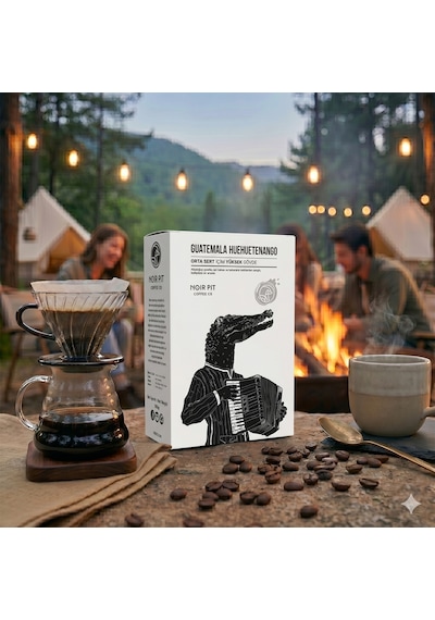 Noir Pit Coffee Co. Rwanda Karambi Ve Guatemala Çekirdek Kahve 2x250 G Diğer