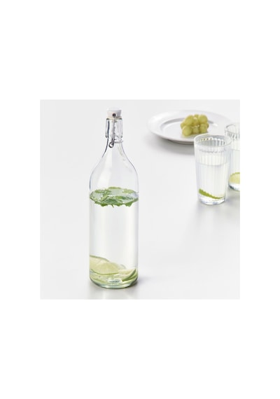 Ikea Korken Meşrubat Bardağı 1000 Ml Şeffaf