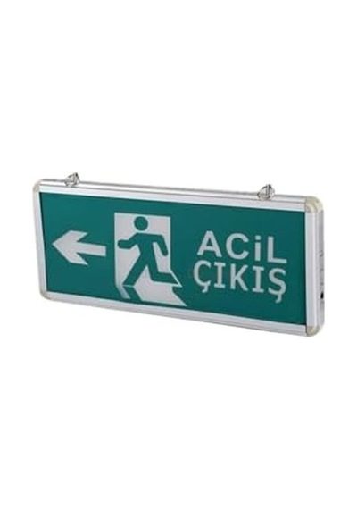 Ledli Exıt Armatür - Acil Çıkış Levhası 3 Saat Şarjlı Çok Renkli