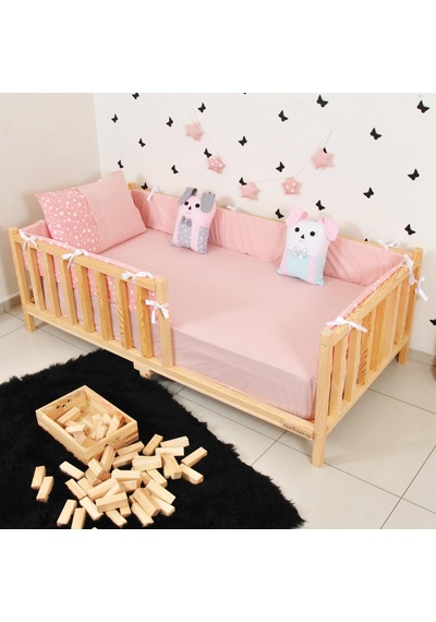 Markaawm Markaawm Montessori Yatak Çocuk Doğal Çam 90X190 Karyola Nil
