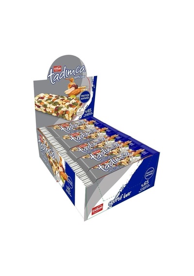 Tadım Sportif Bar Protein Kaynağı,%65 Kuruyemiş İçerikli Enerji Barı, 30 Gr, 40 Adet