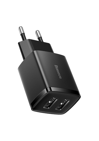 Baseus Compact 10.5W Şarj Cihazı Siyah