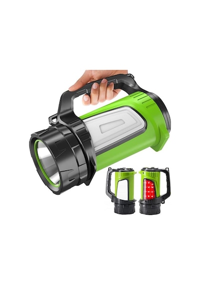 Powermaster Şarjlı Ledli Uzun Menzilli Kamp Tipi Işıldak Fener Js-881b Diğer