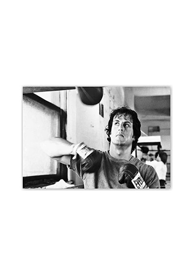 Cakatablo Ahşap Tablo Sylvester Stallone Çok Renkli