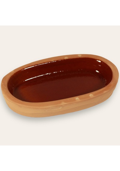 6'lı Toprak Sırlı Balık Güveci Tava 20x8x3 Cm
