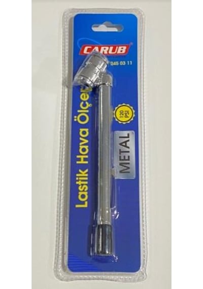 Ahmet Otomotiv Lastik Hava Basınç Ölçer 10-120 Psi Mekanik Metal