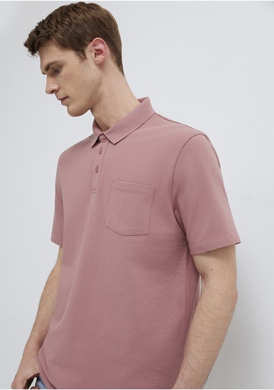 Mavi - Cepli Pembe Polo Tişört 0613465-70948