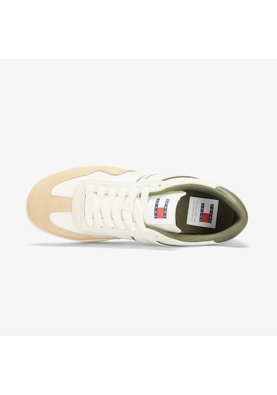 Tommy Hilfiger Tommy Jeans The Greenwich Retro Erkek Beyaz Sneaker Düz Em0em01462 Beyaz