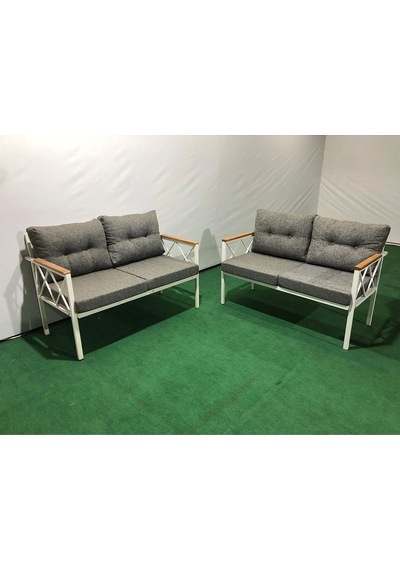 2+2balkon-bahçe-kafe-çay Seti-koltuk Takımı-oturma Grubu-ofis Koltuğu 2+2 Beyaz Profil Demir Grei Gri 2+2balkon-bahçe-kafe-çay Seti-koltuk Takımı-oturma Grubu-ofis Koltuğu 2+2 Beyaz Profil Demir Grei Gri
