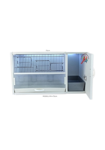 İstanbul Kafes Model 7Y Pvc Kuş Dolabı