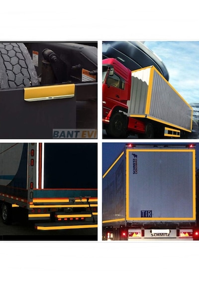 3m 983 Sarı Reflektif Bant 5metre Tüvtürk Onaylı Reflektör Şerit
